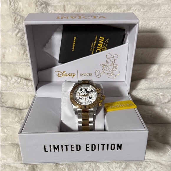 Invicta Accessories - Invicta Limited Edition Gold and Silver Disney Watch